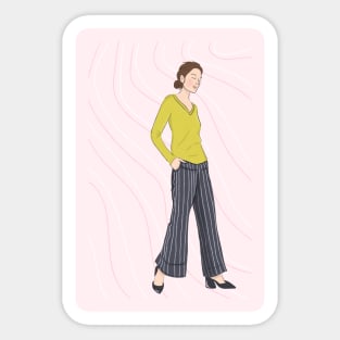 Fashion Woman Sticker